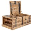Stolik kawowy BODEGA 100 cm – drewno mango / funkcja barku 39814