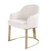 Krzesło EXTRAVAGANCIA z podłokietnikami – sztruks beige 46201