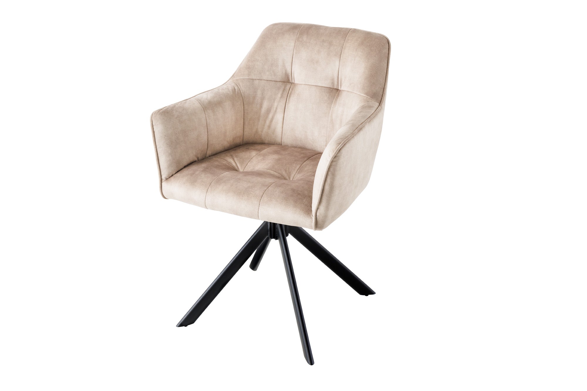 Krzesło obrotowe LOFT 180° – welur champagne 42391 Krzesło obrotowe LOFT 180° – welur champagne 42391