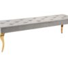 Ławka MODERN BAROCK 170 cm – welur grey 43385