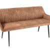 Ławka TURIN 160 cm – mikrofibra brown 43695