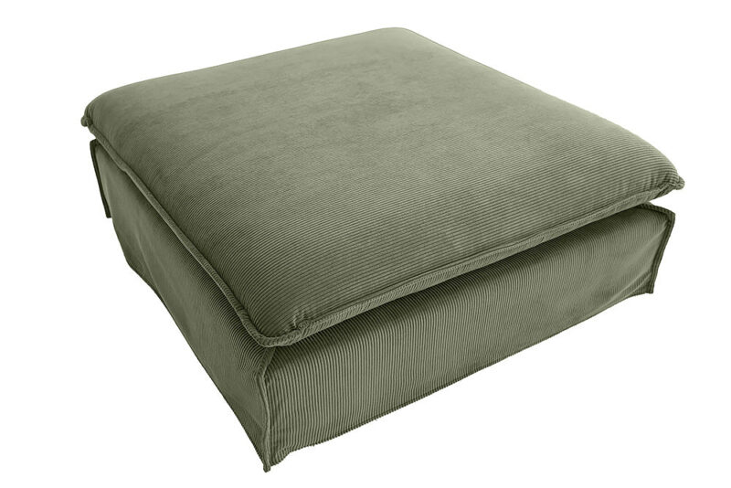 Pufa HEAVEN 100 cm – sztruks zielony 46110