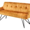 Ławka EUPHORIA 160 cm – welur mustard yellow 43128