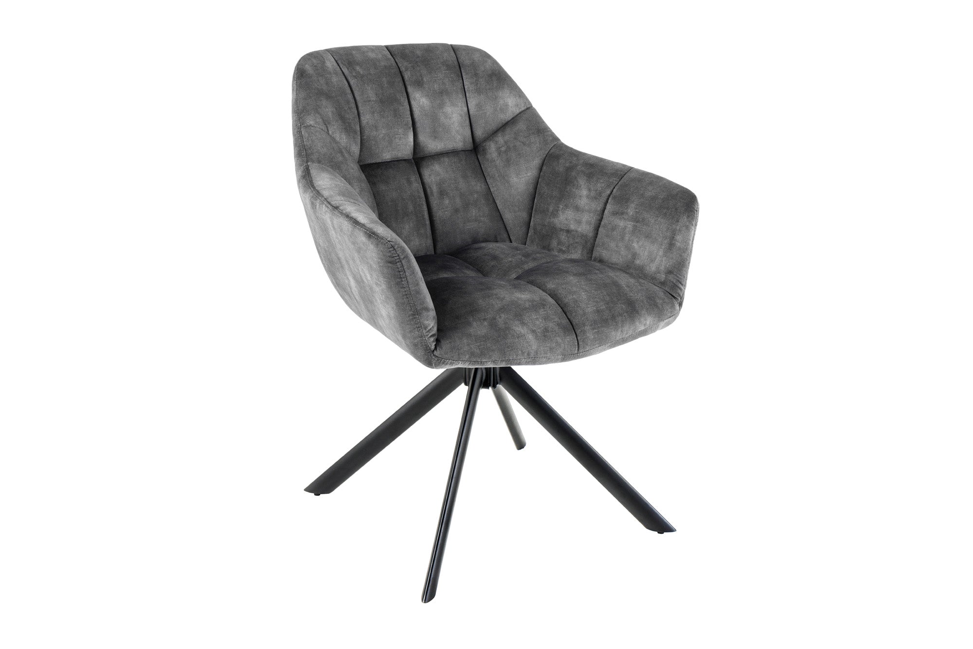 Krzesło obrotowe PAPILLON 180° – welur grey 43196 Krzesło obrotowe PAPILLON 180° – welur grey 43196