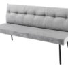 Ławka BIG GEORGE 160 cm – tkanina płaska i welur grey 44013