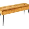 Ławka BOUTIQUE 100 cm – welur mustard yellow 44424