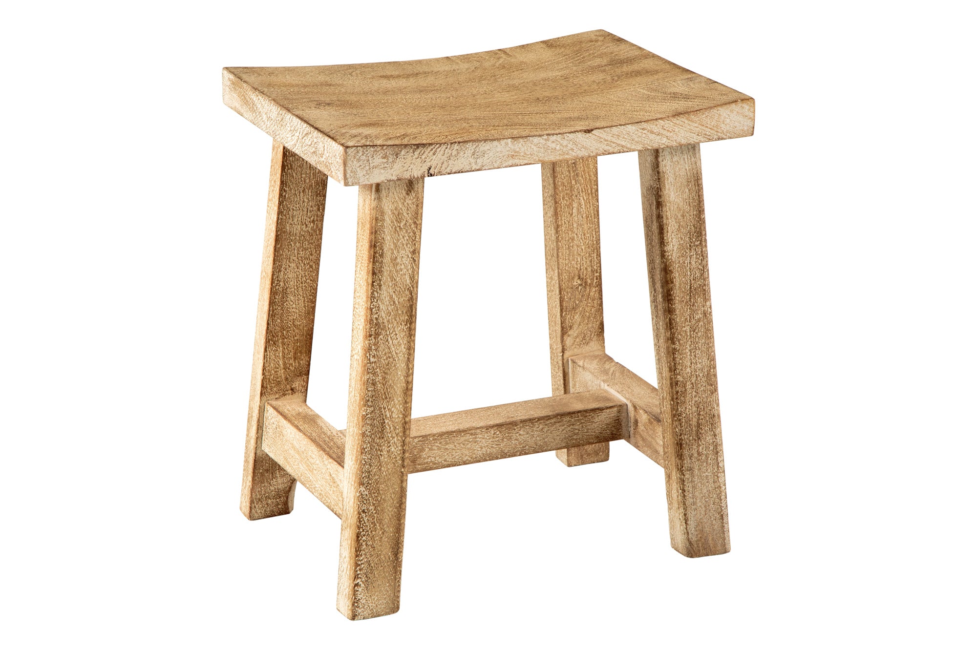 Stołek FINCA 40 cm – drewno mango natural beige 43669 Stołek FINCA 40 cm – drewno mango natural beige 43669