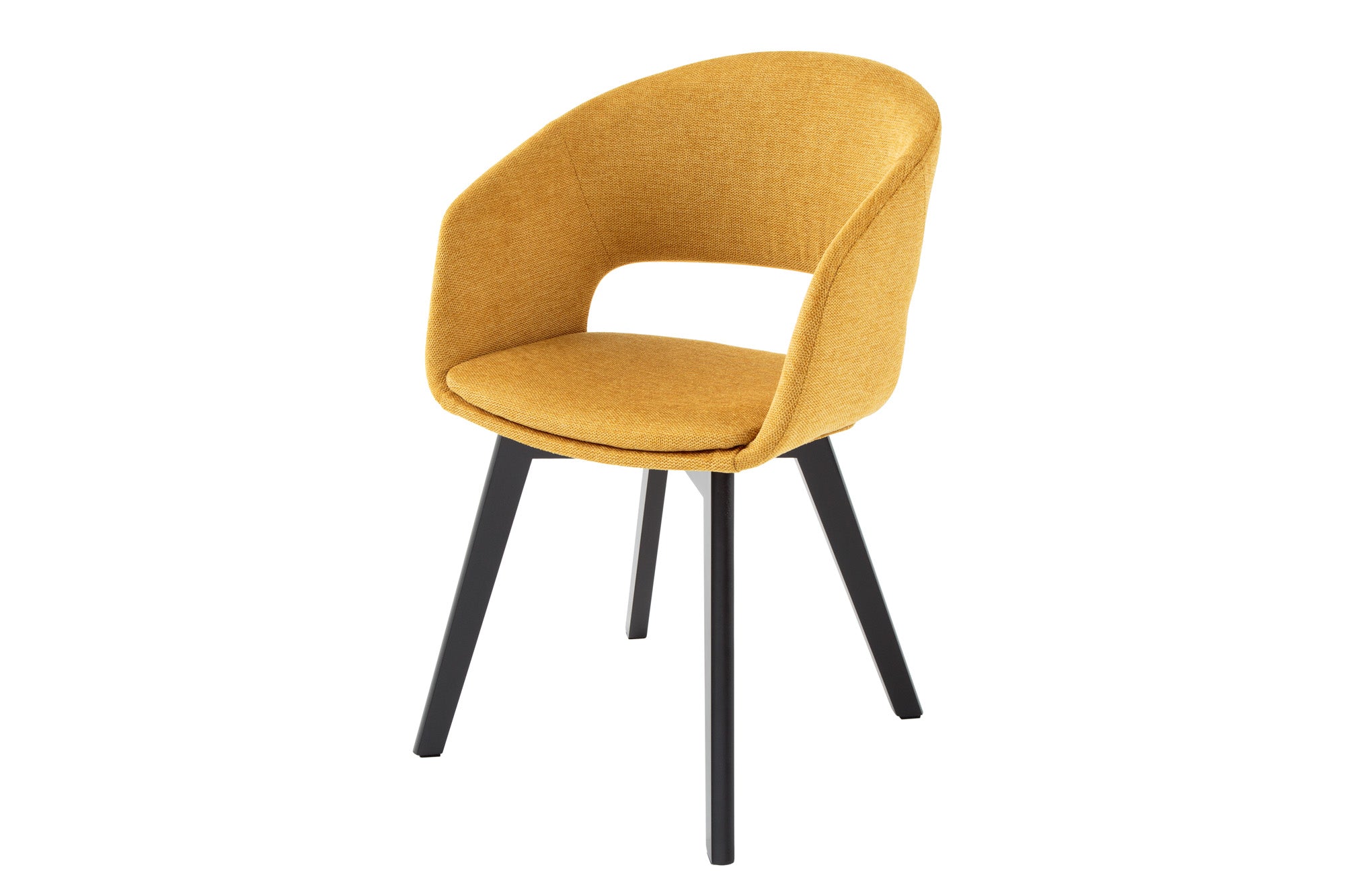 Krzesło NORDIC STAR – tkanina strukturalna mustard yellow 43424 Krzesło NORDIC STAR – tkanina strukturalna mustard yellow 43424