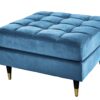 Pufa COZY VELVET 80 cm – welur aqua 43608
