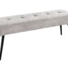 Ławka BOUTIQUE 100 cm – tkanina bouclé champagne greige 44246