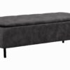 Ławka skrzynia CHEST EN VOGUE 120 cm – welur grey 47654