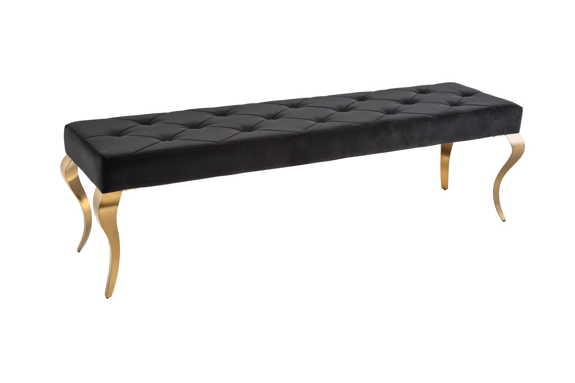 Ławka MODERN BAROCK 170 cm – welur black 43386 Ławka MODERN BAROCK 170 cm – welur black 43386