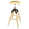 Hoker INDUSTRIAL 73–81 cm – szczotkowany metal golden 43654