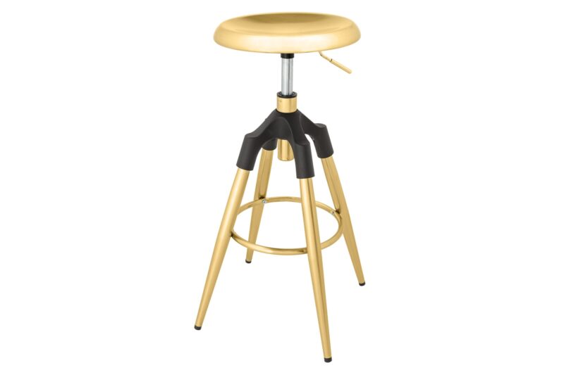 Hoker INDUSTRIAL 73–81 cm – szczotkowany metal golden 43654