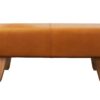 Ławka TURNBOCK 100 cm – skóra naturalna cognac brown 42698