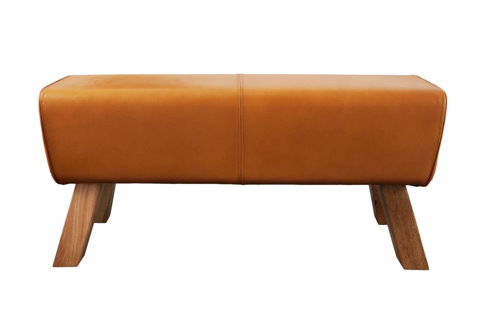 Ławka TURNBOCK 100 cm – skóra naturalna cognac brown 42698 Ławka TURNBOCK 100 cm – skóra naturalna cognac brown 42698