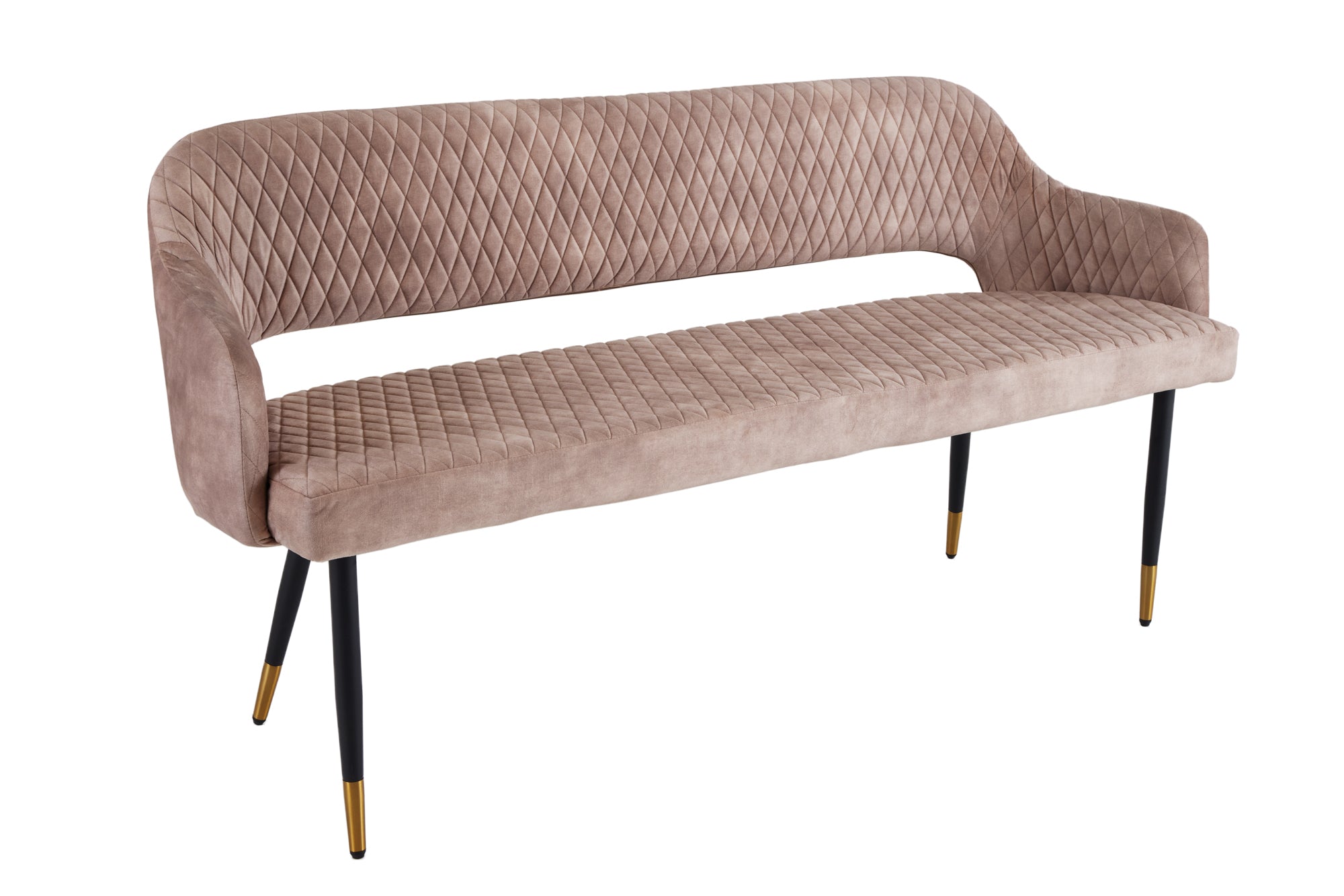 Ławka PARIS 160 cm – welur champagne greige 43682 Ławka PARIS 160 cm – welur champagne greige 43682