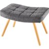 Stołek SCANDINAVIA 40 cm – tkanina strukturalna grey 44029