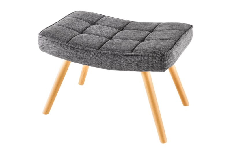 Stołek SCANDINAVIA 40 cm – tkanina strukturalna grey 44029
