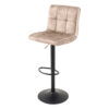 Hoker obrotowy MODENA – welur champagne beige, 46707
