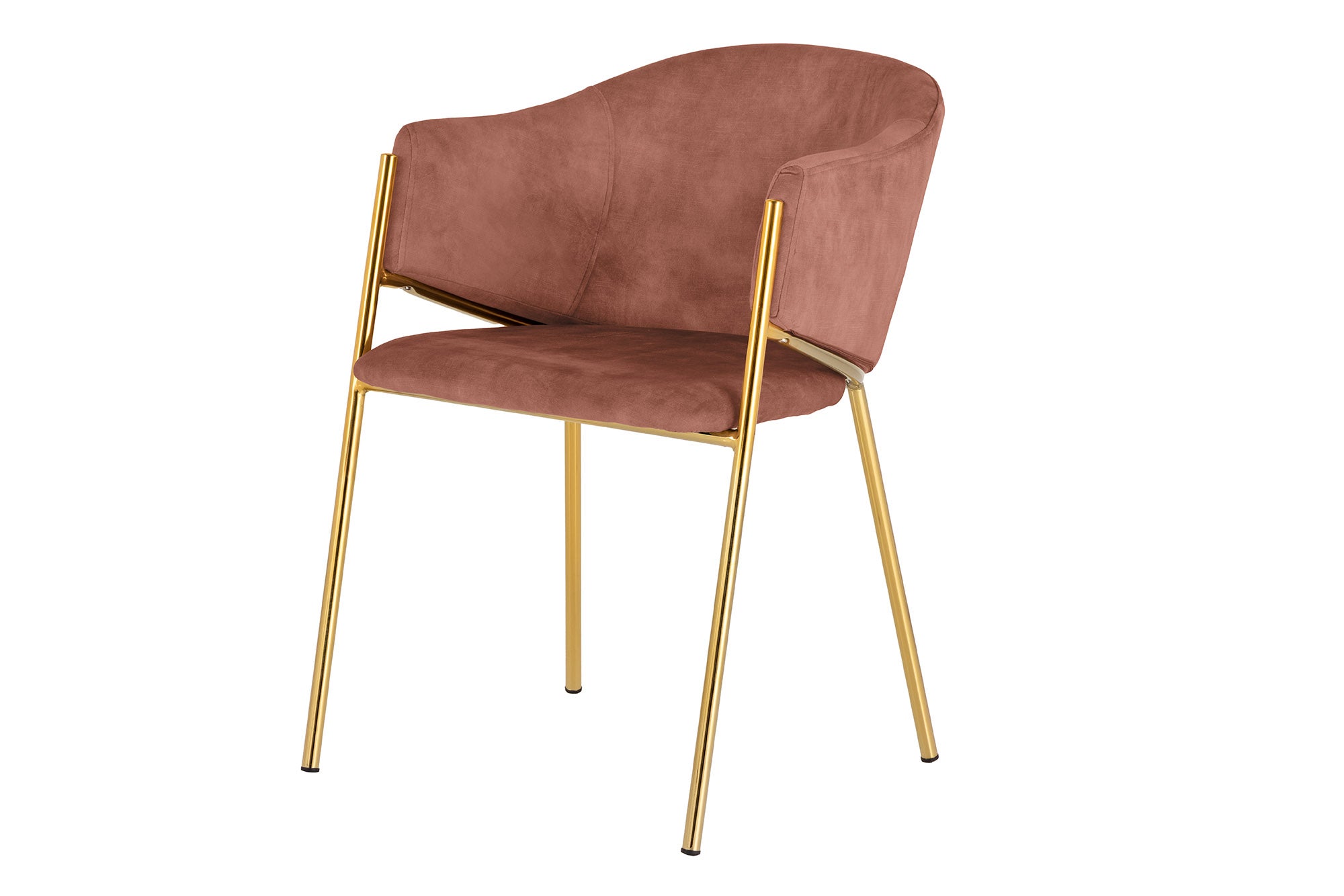 Krzesło NOBLESSE z podłokietnikami – welur pink 47583 Krzesło NOBLESSE z podłokietnikami – welur pink 47583