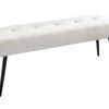 Ławka BOUTIQUE 100 cm – tkanina bouclé white 44245