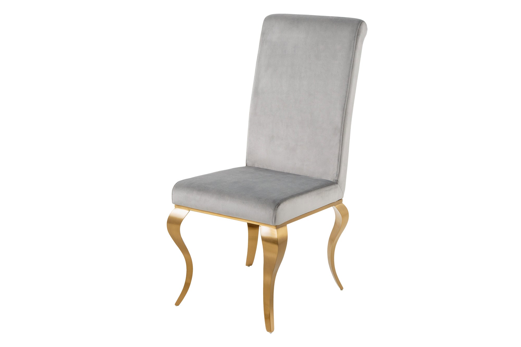 Krzesło MODERN BAROCK – welur grey 43384 Krzesło MODERN BAROCK – welur grey 43384