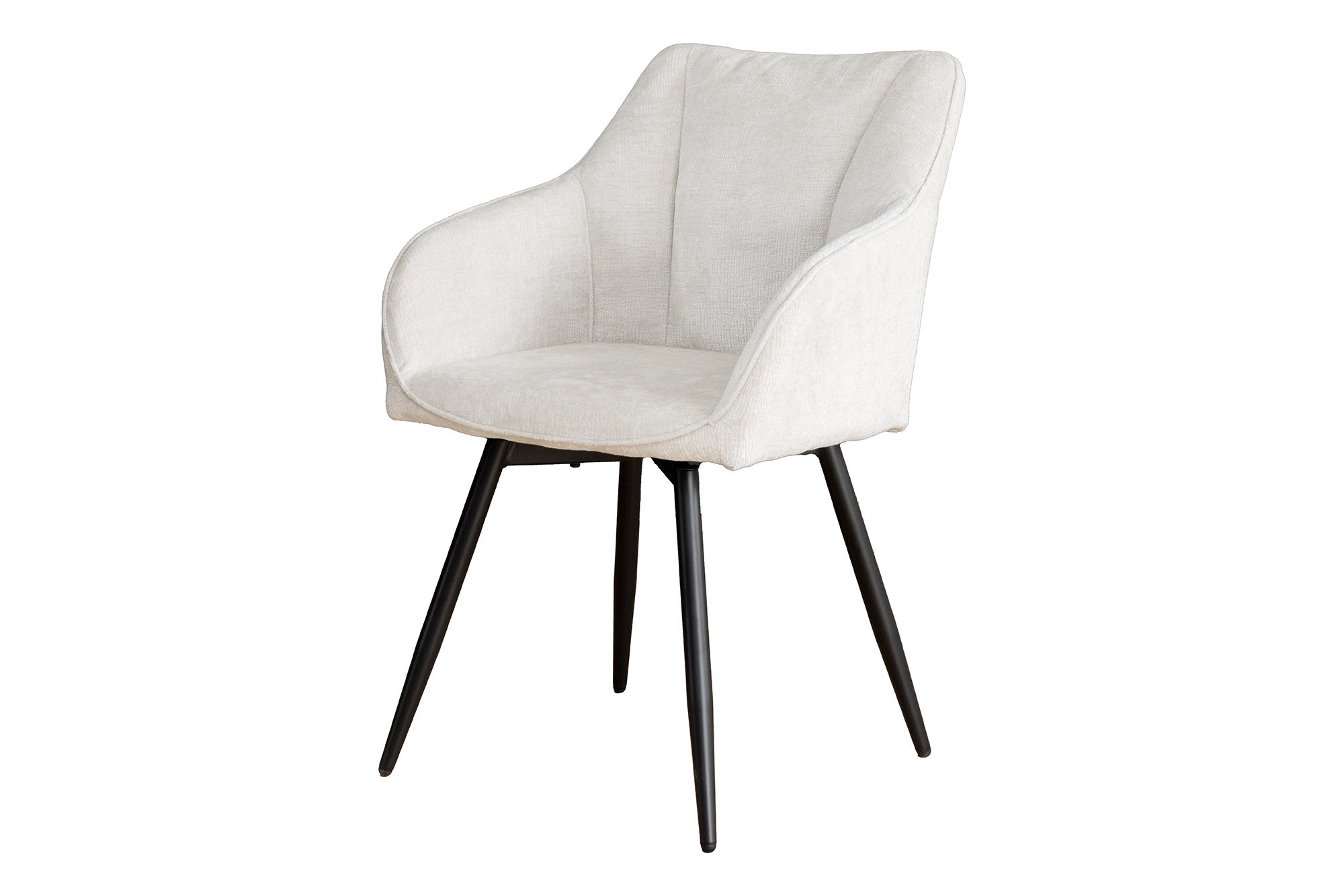 Krzesło obrotowe AVIGNON 360° – tkanina chenille champagne beige 46470 Krzesło obrotowe AVIGNON 360° – tkanina chenille champagne beige 46470