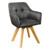Krzesło obrotowe LOFT 180° – mikrofibra antique grey 42388