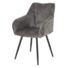 Krzesło obrotowe AVIGNON 360° – tkanina chenille grey 46469