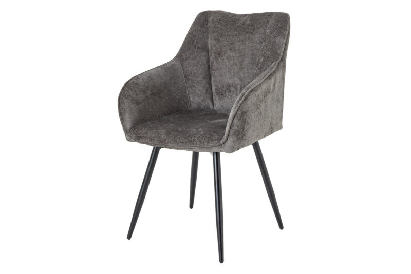 Krzesło obrotowe AVIGNON 360° – tkanina chenille grey 46469