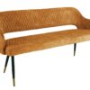 Ławka PARIS 160 cm – welur mustard yellow 43681