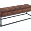 Ławka PETIT BEAUTÉ 110 cm – mikrofibra antique brown 44426