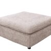 Pufa HEAVEN 100 cm – tkanina bouclé champagne beige 44186