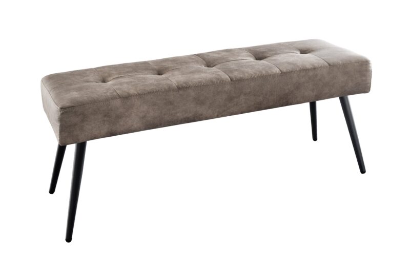 Ławka BOUTIQUE 100 cm – mikrofibra taupe 44244