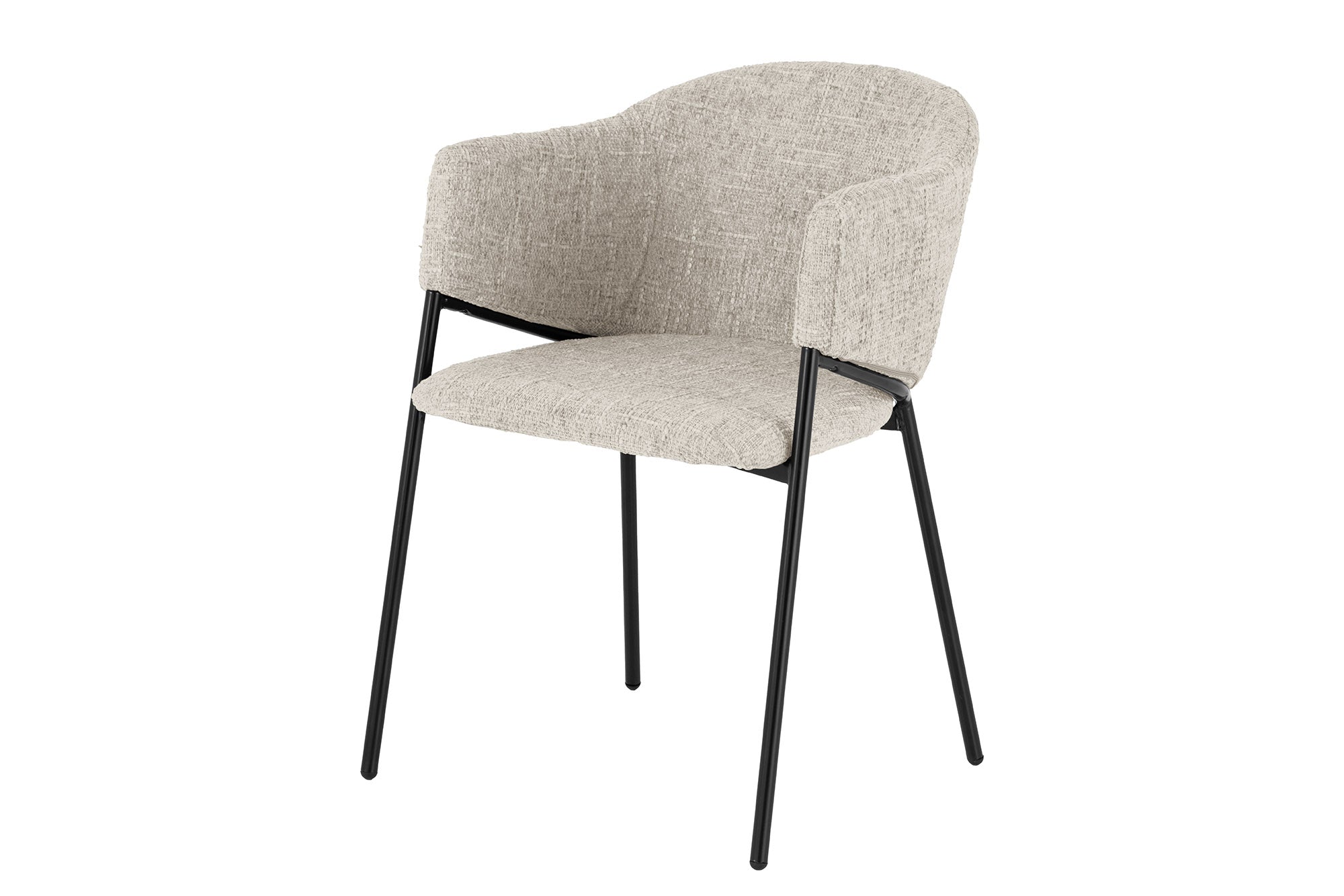 Krzesło NOBLESSE z podłokietnikami – welur beige 47578 Krzesło NOBLESSE z podłokietnikami – welur beige 47578