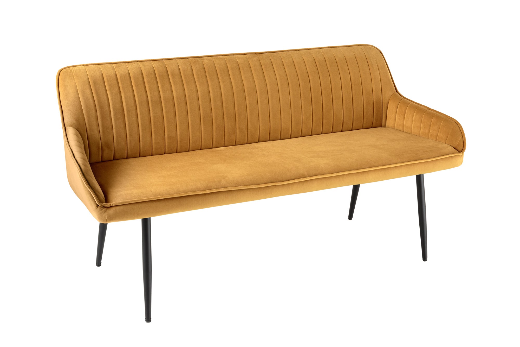 Ławka TURIN 160 cm – welur mustard yellow 43694 Ławka TURIN 160 cm – welur mustard yellow 43694