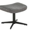 Stołek obrotowy VOGUE 45 cm - elegancja w welurze 46704