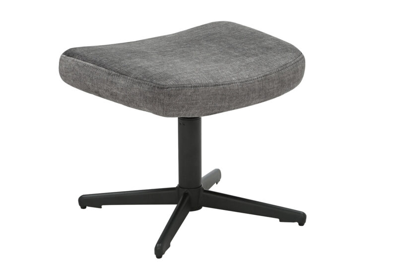 Stołek obrotowy VOGUE 45 cm - elegancja w welurze 46704