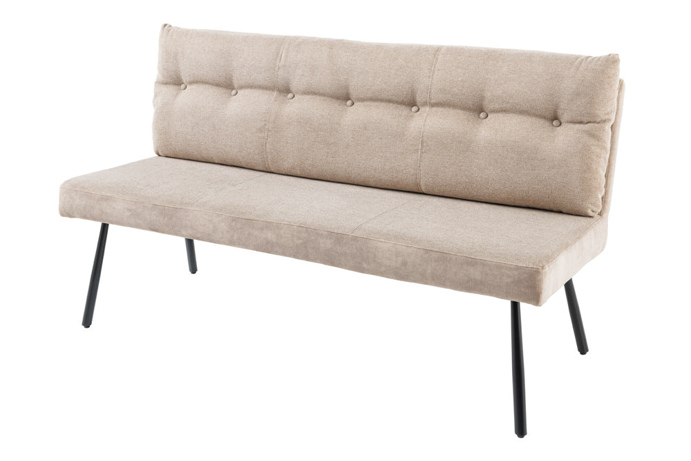 Ławka BIG GEORGE 160 cm – welur champagne beige 44014 Ławka BIG GEORGE 160 cm – welur champagne beige 44014