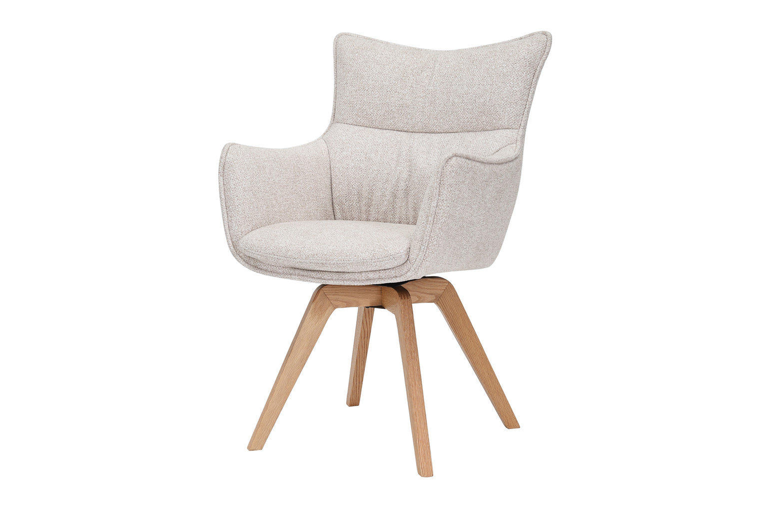 Krzesło obrotowe VOGUE 360° – tkanina strukturalna beige 47705 Krzesło obrotowe VOGUE 360° – tkanina strukturalna beige 47705