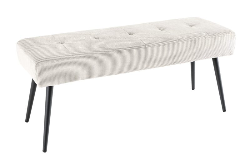 Ławka BOUTIQUE 100 cm – tkanina cord beige, 45729