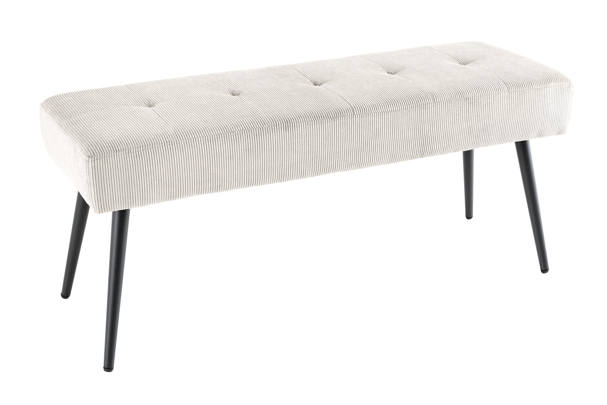Ławka BOUTIQUE 100 cm – tkanina cord beige, 45729 Ławka BOUTIQUE 100 cm – tkanina cord beige, 45729