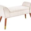 Ławka SCARLETT 90 cm – tkanina strukturalna beige 44780