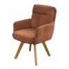 Fotel obrotowy BIG GEORGE w tkaninie chenille 47520