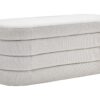 Ławka skrzynia VOQUE 115 cm – tkanina bouclé creamy white 43387