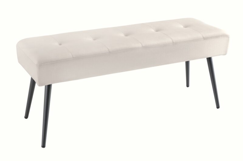 Ławka BOUTIQUE 100 cm – welur champagne 43320