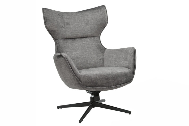 Fotel obrotowy VOGUE 360° – elegancja w szarym 46703