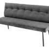 Ławka BIG GEORGE 160 cm – welur anthracite 44012