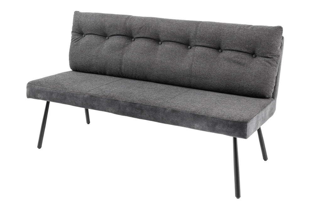 Ławka BIG GEORGE 160 cm – welur anthracite 44012 Ławka BIG GEORGE 160 cm – welur anthracite 44012